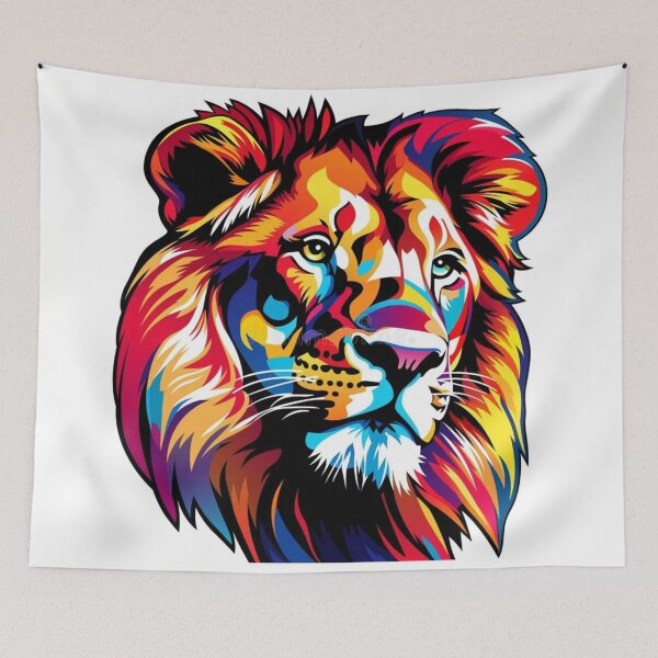 Item preview, Lion motif tshirt designed and sold by Minerbetter.