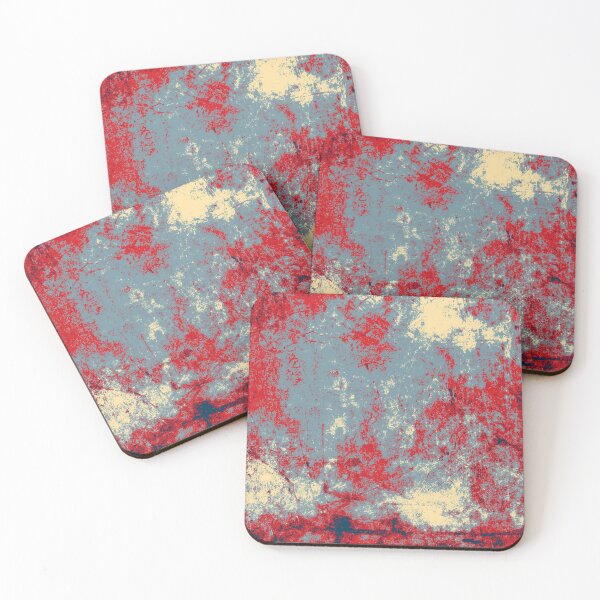 Item preview, Grunge Chaos – Red, Grey & Cream Texture Art designed and sold by Groovy Looks.