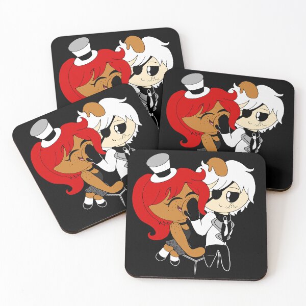 Item preview, CHIBI Scarlett and Caspian! - The Black Heart Mafia designed and sold by SidGalsGallery.