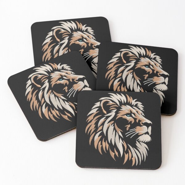 Item preview, Lion head motif tshirt designed and sold by Minerbetter.