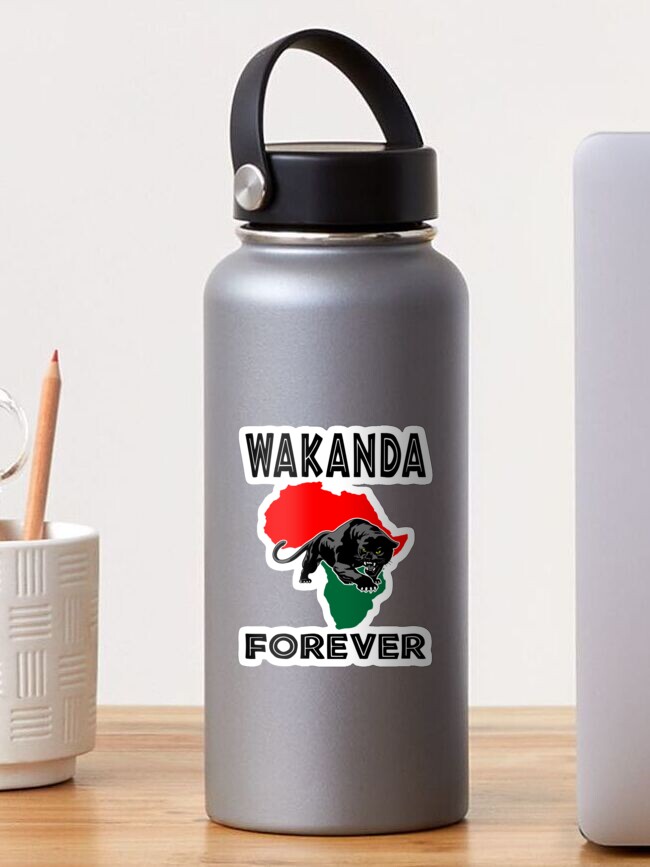 Thumbnail 1 of 3, Sticker, Wakanda Forever Panther designed and sold by EthosWear.