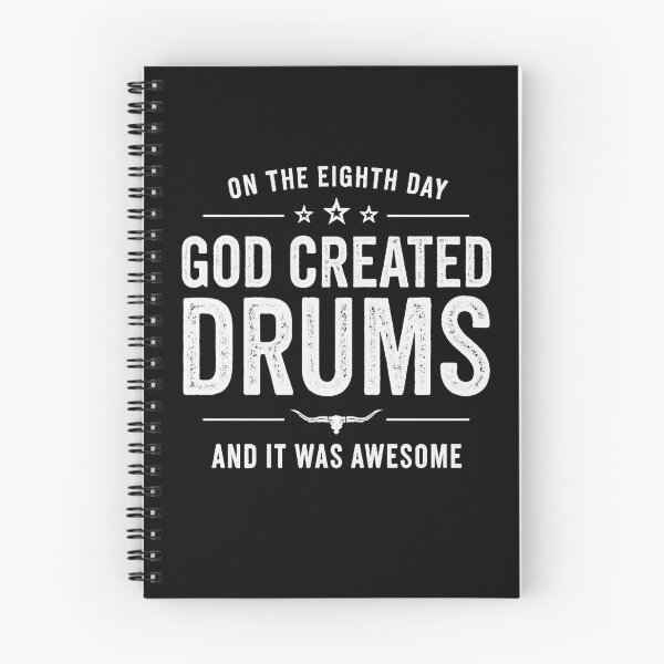 Item preview, on the 8th day god created drums designed and sold by musicianteez.