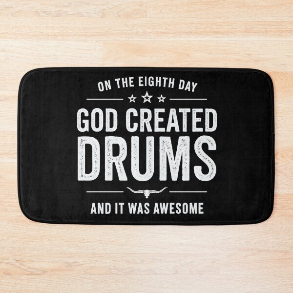 Item preview, on the 8th day god created drums designed and sold by musicianteez.
