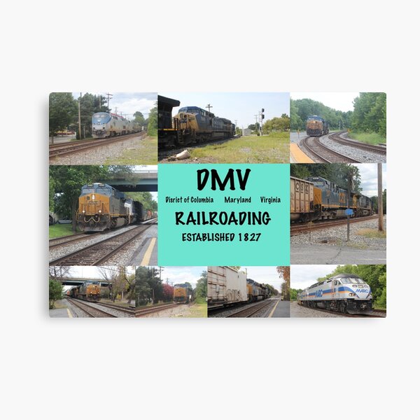 Item preview, DMV Railroading (Established 1827) designed and sold by Caleb Murray Rail Website.