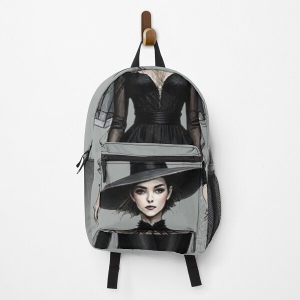 Item preview, A woman in a black dress and hat, designed and sold by B.P.Fashion.