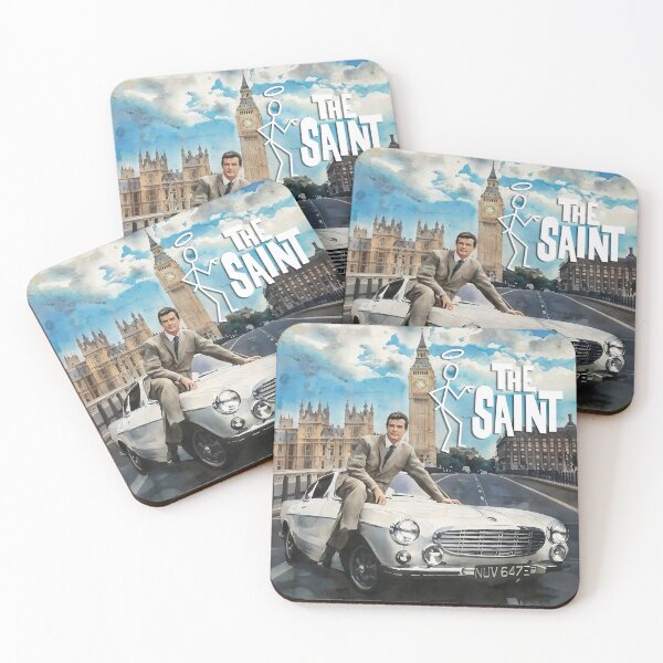 Item preview, Roger Moore as The Saint - Watercolour designed and sold by deusrex007.