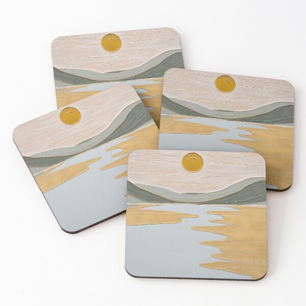 Item preview, Minimalist Sunrise Over Calm Waters designed and sold by ColorMotionArt.