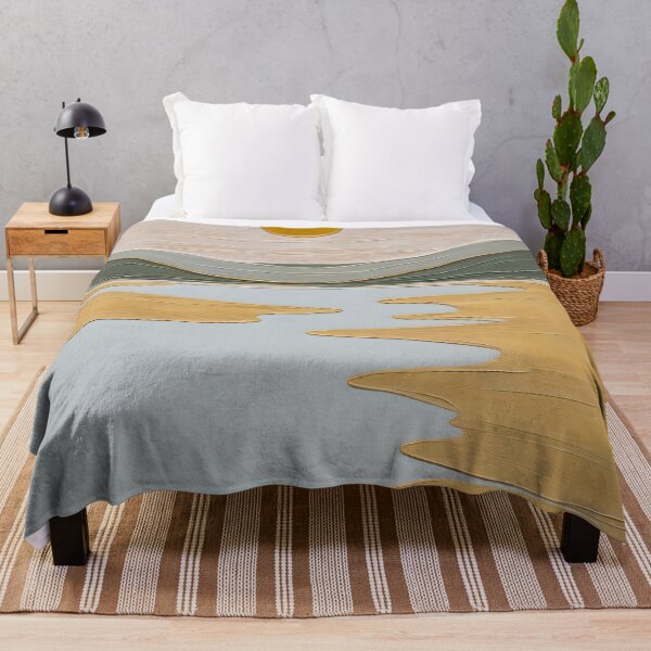Item preview, Minimalist Sunrise Over Calm Waters designed and sold by ColorMotionArt.