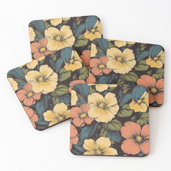Item preview, Vintage Hibiscus Garden designed and sold by Espinoza Creative.