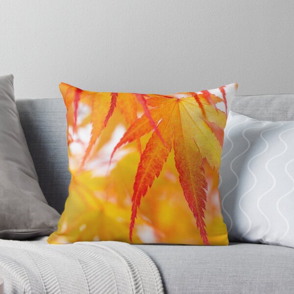 Item preview, Fall into Autumn - orange Acer leaf by heidiannemorris ©️  designed and sold by FOLK ART FUSION.