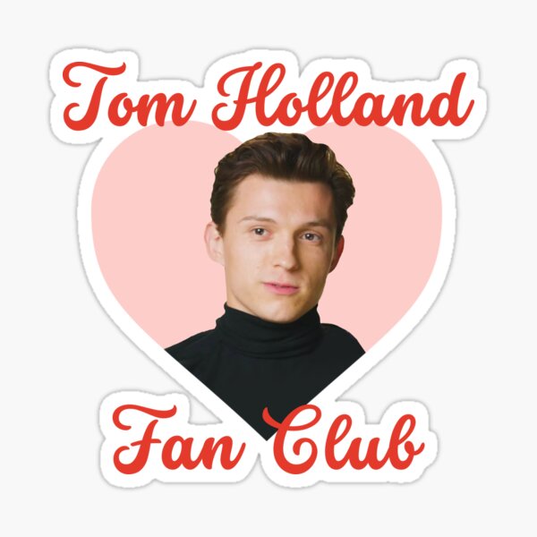Item preview, Tom Holland Fan Club designed and sold by Splendid Scibbles.
