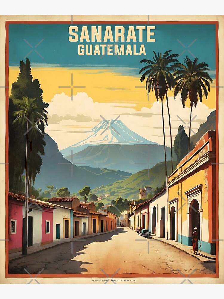 Muroanmi Panneaux En Métal Au Look Rétro Guatemala Amérique