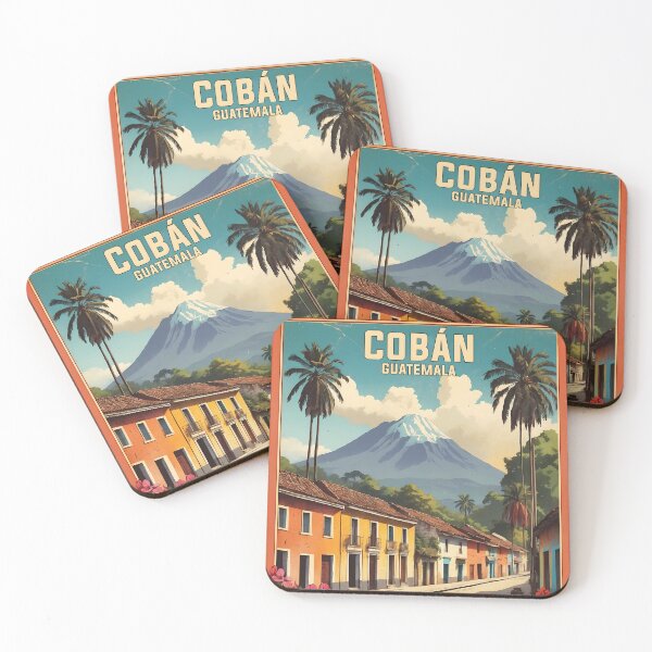 Item preview, Coban Guatemala Vintage Poster Tourism  designed and sold by TravelersGems.