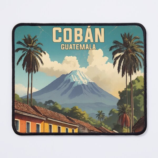 Item preview, Coban Guatemala Vintage Poster Tourism  designed and sold by TravelersGems.