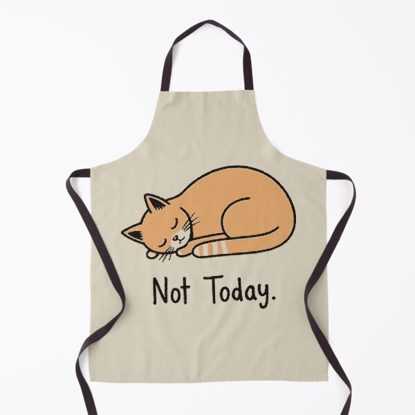 Item preview, Not Today Sleeping Cat – Lazy Day Cute Aesthetic Cat Lover designed and sold by Buzzworthy Threads.