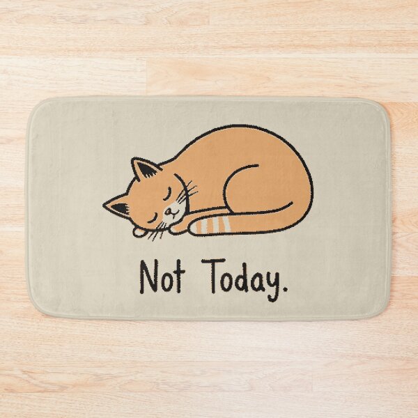Item preview, Not Today Sleeping Cat – Lazy Day Cute Aesthetic Cat Lover designed and sold by Buzzworthy Threads.