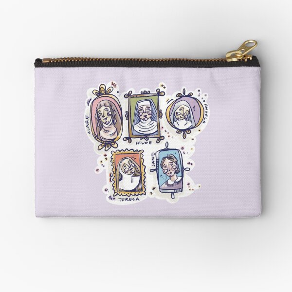 Item preview, saint squad: clare, hildegard, angela, teresa, jane  designed and sold by dimsdoodles.