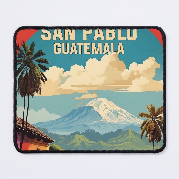 Item preview, San Pablo Guatemala Vintage Poster Tourism designed and sold by TravelersGems.