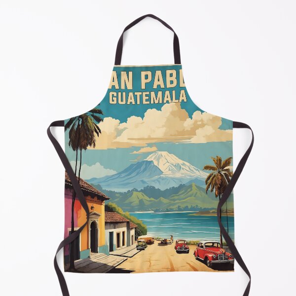 Item preview, San Pablo Guatemala Vintage Poster Tourism designed and sold by TravelersGems.