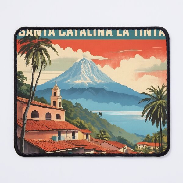 Item preview, Santa Catalina La Tinta Guatemala Vintage Poster Tourism designed and sold by TravelersGems.