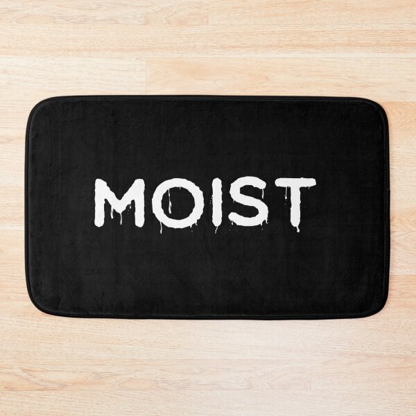 Item preview, Moist text in white designed and sold by Estalon.