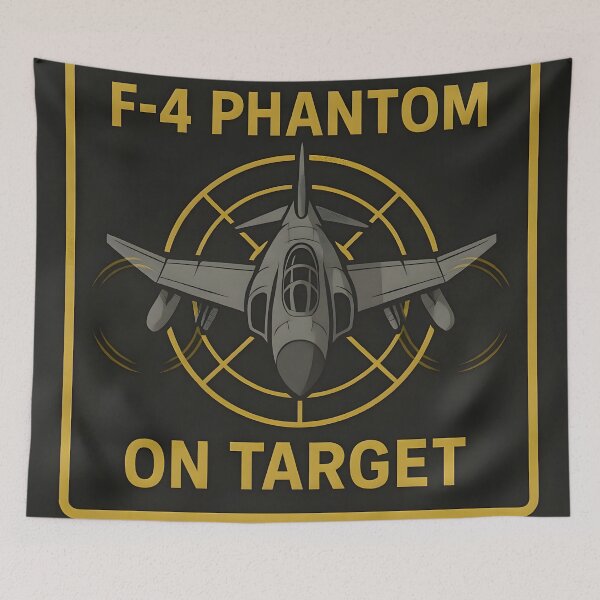 Item preview, F-4 Phantom Jet Emblem – "On Target" designed and sold by NCLaserDesigns.