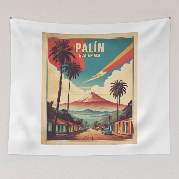 Item preview, Palin Guatemala Vintage Poster Tourism  designed and sold by TravelersGems.