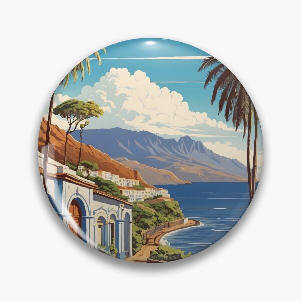 Item preview, La Gomera Guatemala Vintage Poster Tourism  designed and sold by TravelersGems.
