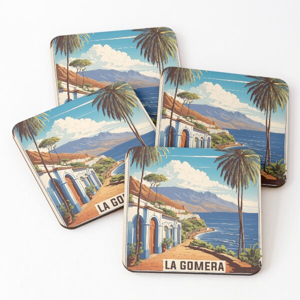 Item preview, La Gomera Guatemala Vintage Poster Tourism  designed and sold by TravelersGems.