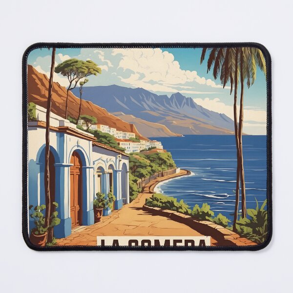 Item preview, La Gomera Guatemala Vintage Poster Tourism designed and sold by TravelersGems.