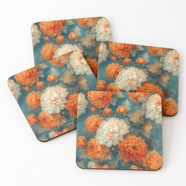 Item preview, Autumn Chrysanthemum – Botanical Whimsy Series designed and sold by Espinoza Creative.