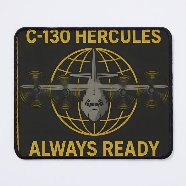 Item preview, C-130 Hercules Military Emblem – "Always Ready" designed and sold by NCLaserDesigns.