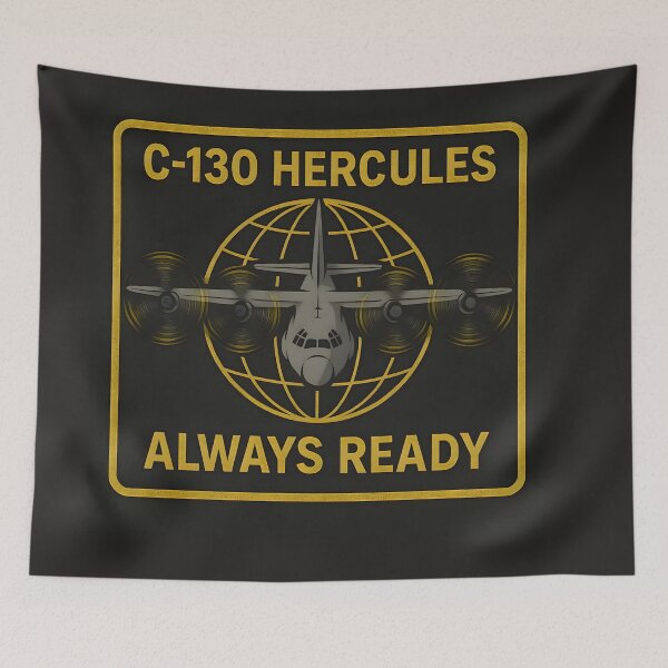 Item preview, C-130 Hercules Military Emblem – "Always Ready" designed and sold by NCLaserDesigns.