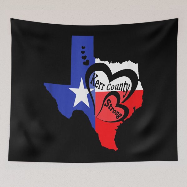 Item preview, Kerr County Strong Texas Pray For Texas designed and sold by waikibi ⭐⭐⭐⭐.