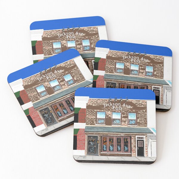 Item preview, Naperville, Illinois, Jackson Ave Pub and Restaurant, Painting the Town Series, Decorative Art, Home Decor designed and sold by GalleryTrio.