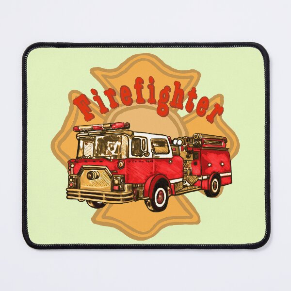 Item preview, Maltese Cross  Firetruck Firefighter designed and sold by artmuvz.