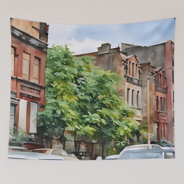 Item preview, Boarded Up in the Bronx designed and sold by RCWatercolours.