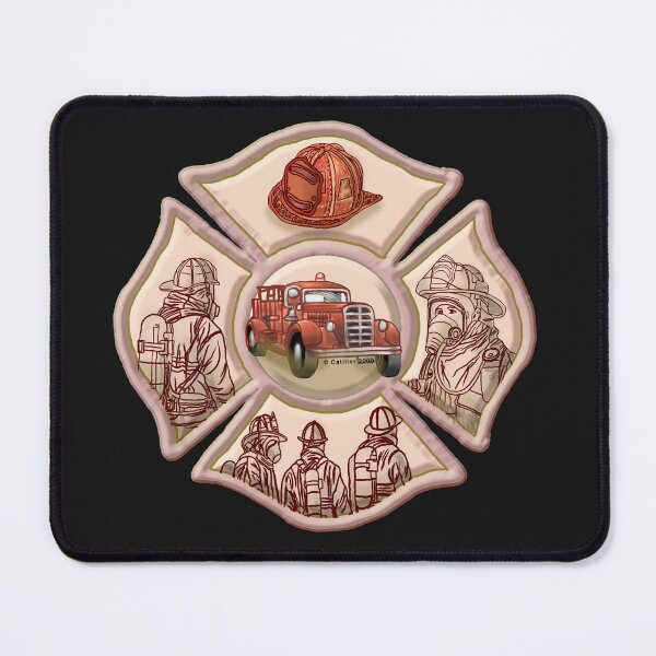 Item preview, Maltese Cross Firefighter  designed and sold by artmuvz.