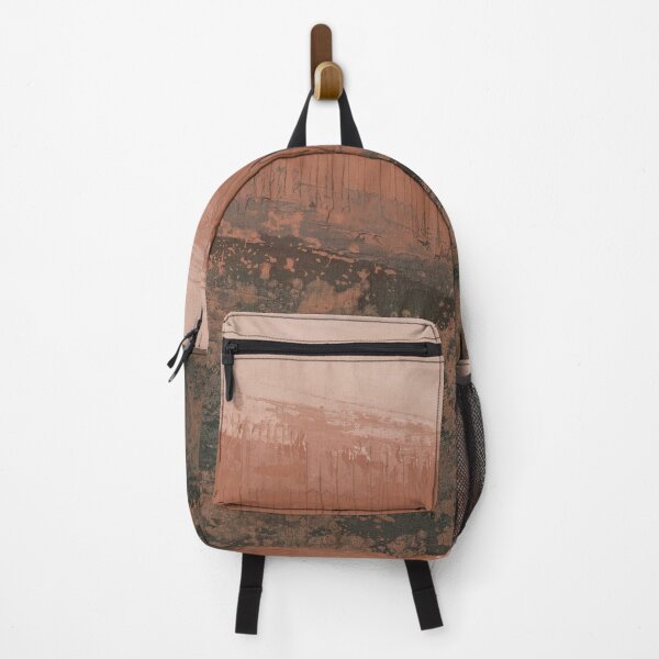 Item preview, Earth Texture Abstract – Terracotta and Charcoal Minimalist Art designed and sold by ElaSzczepaniak.