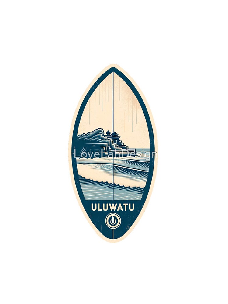 Aperçu 4 sur 4. Coque iPhone avec l'œuvre Planche de surf Uluwatu Bali Indonésie créée et vendue par LoveLabDesign.