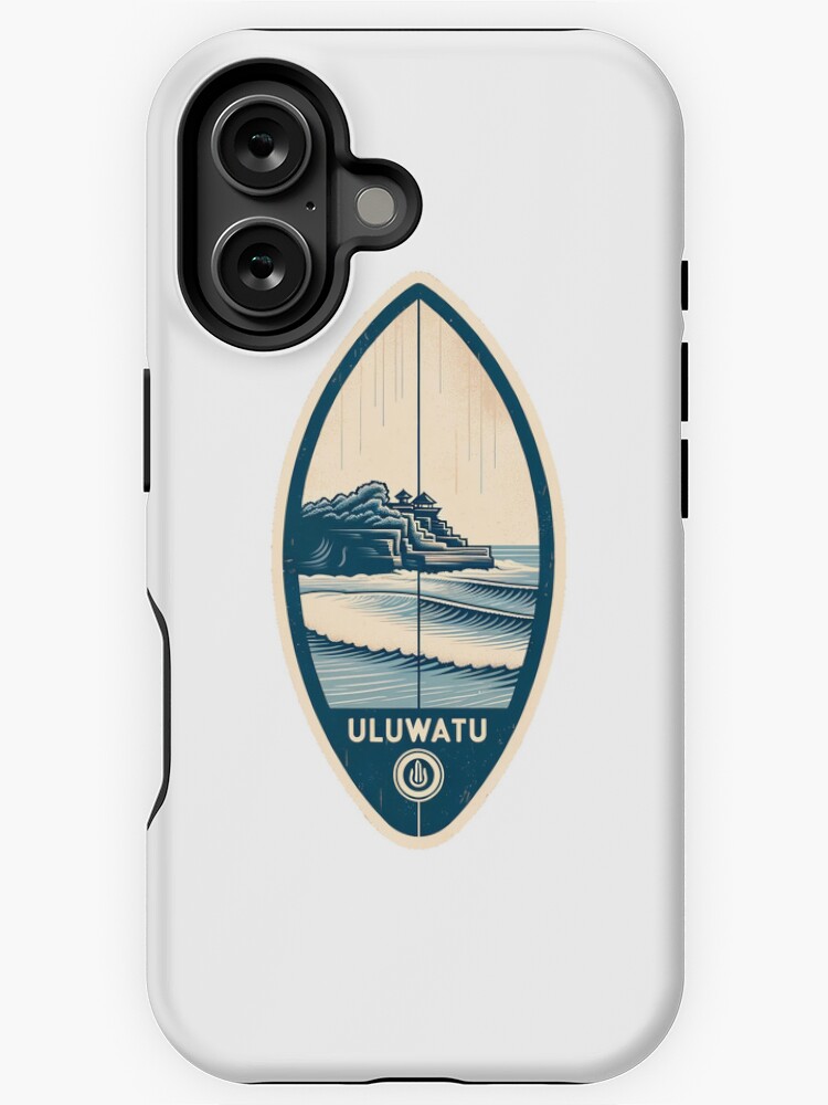 Aperçu 1 sur 4. Coque iPhone avec l'œuvre Planche de surf Uluwatu Bali Indonésie créée et vendue par LoveLabDesign.