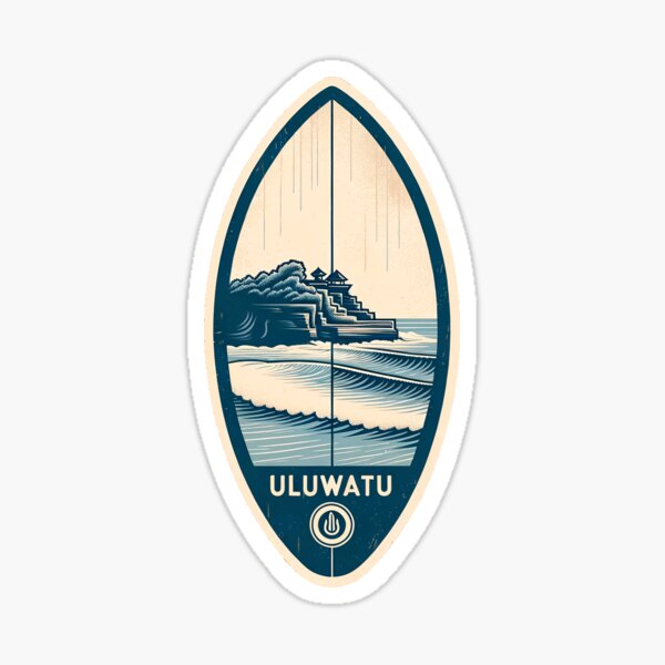 Aperçu de l'œuvre Planche de surf Uluwatu Bali Indonésie créée et vendue par LoveLabDesign.
