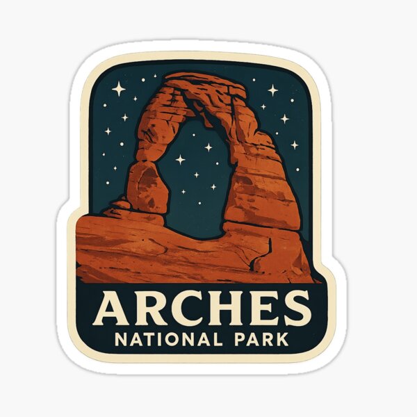 Item preview, Arches National Park designed and sold by J² Sticker Co.
