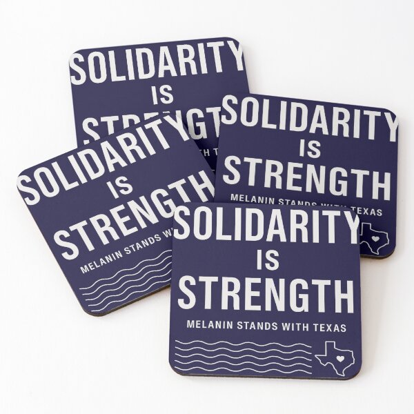 Item preview, Solidarity Is Strength – Melanic Stands With Texas (Flood Relief Support) designed and sold by The Melanic.