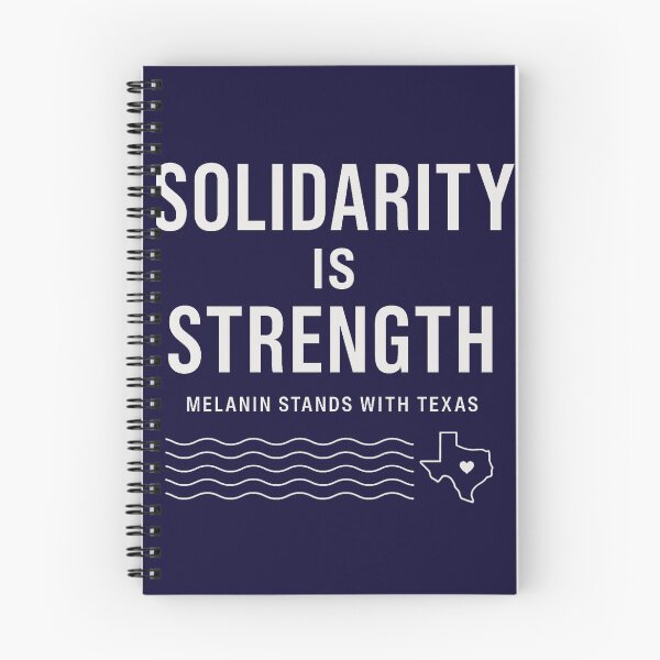 Item preview, Solidarity Is Strength – Melanic Stands With Texas (Flood Relief Support) designed and sold by The Melanic.