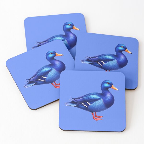 Item preview, Wild blue duck designed and sold by PierreAlbijanic.