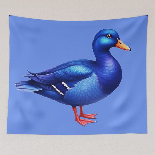 Item preview, Wild blue duck designed and sold by PierreAlbijanic.