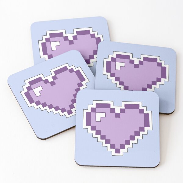 Item preview, 8 Bit Heart. (Amethyst) designed and sold by ZakAlsoDraws.