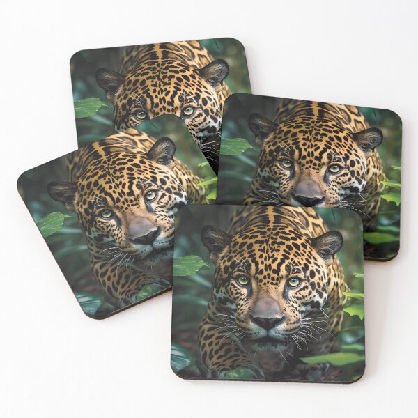 Item preview, Stealthy Jaguar in the Jungle – Wild Cat Art Print designed and sold by Kristylynn757.