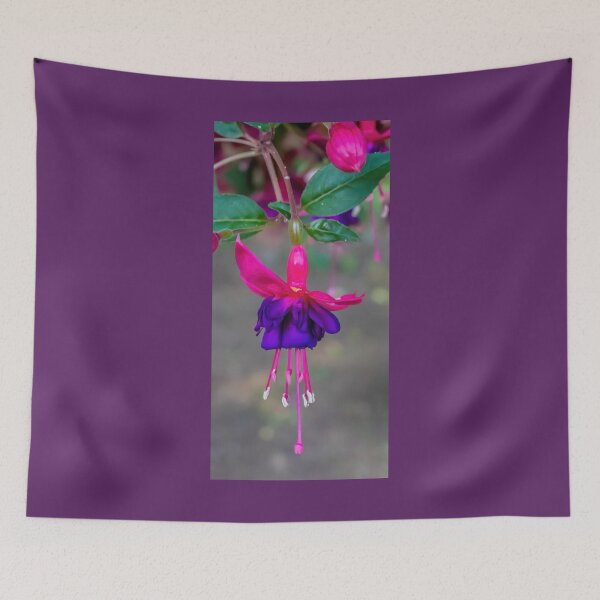 Item preview, Colorful Purple and Pink Fuchsia Blossom designed and sold by LINDA MCKUSICK.